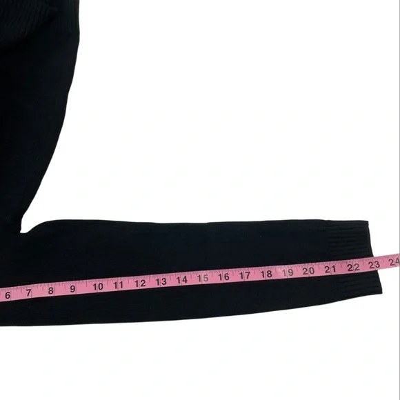 Aeropostale Black Cowl Neck Knit Sweater - Picture 11 of 11